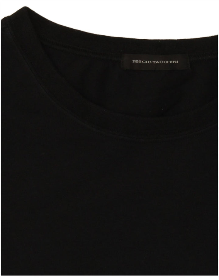 SERGIO TACCHINI Γυναικείο τοπ μακρυμάνικο UK 14 Medium Black