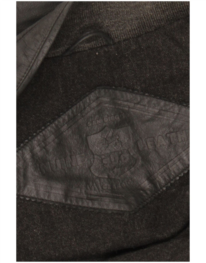 Canda Ανδρικό Δερμάτινο Μπουφάν UK 42 XL Μαύρο Δερμάτινο