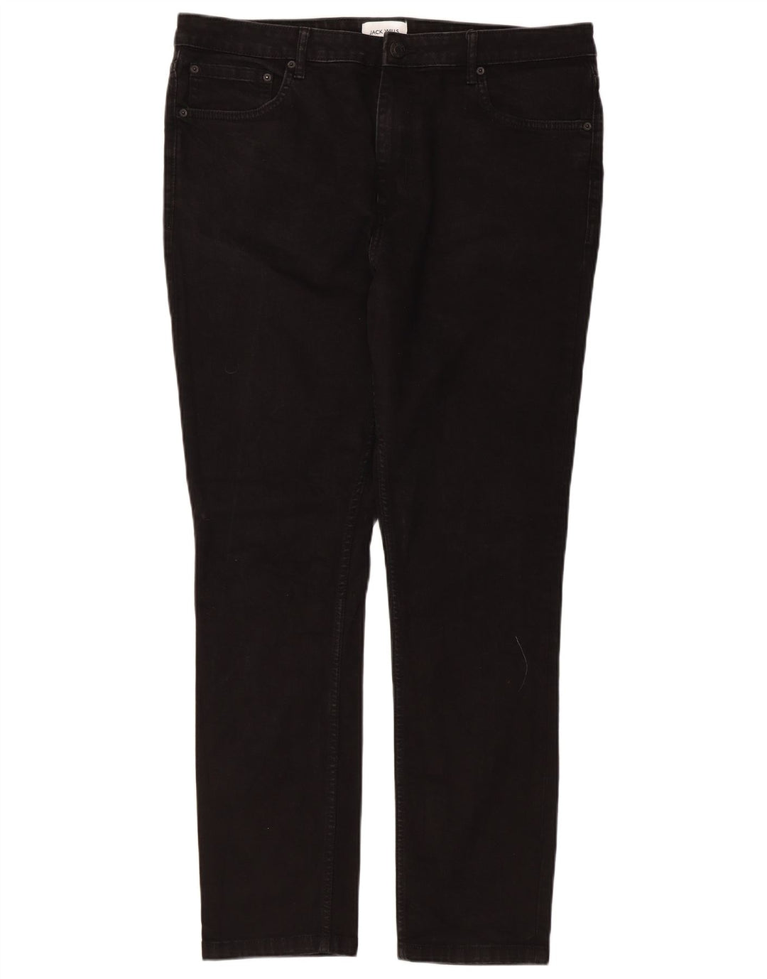 Jack Wills Ανδρικό Slim Jeans W36 L30 Μαύρο βαμβακερό