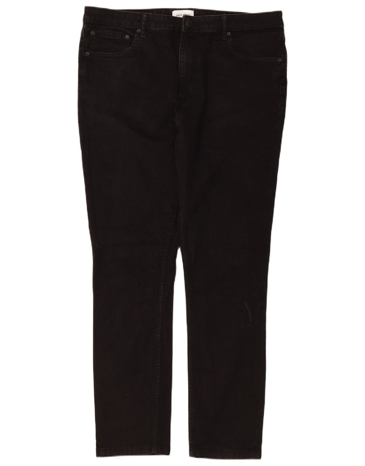 Jack Wills Ανδρικό Slim Jeans W36 L30 Μαύρο βαμβακερό