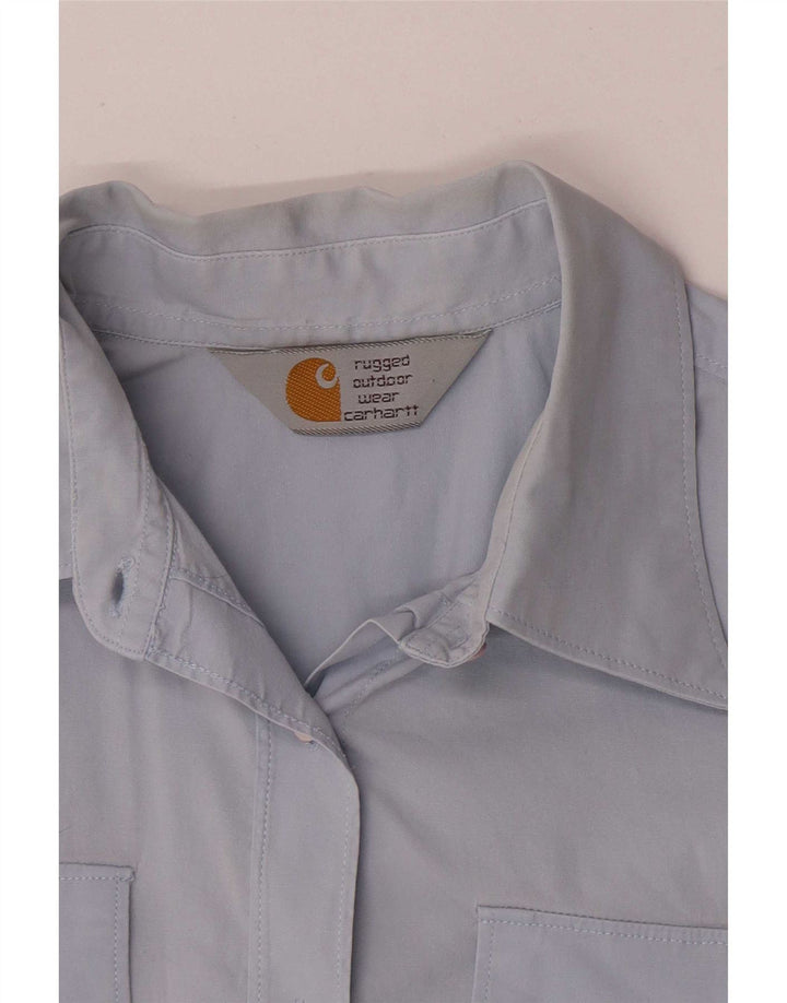 Γυναικείο κοντομάνικο πουκάμισο Carhartt UK 8 Small Blue