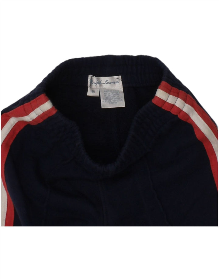 Αθλητικό σορτς Ralph Lauren Baby Boys 3-6 μηνών Navy blue ριγέ αθλητικά
