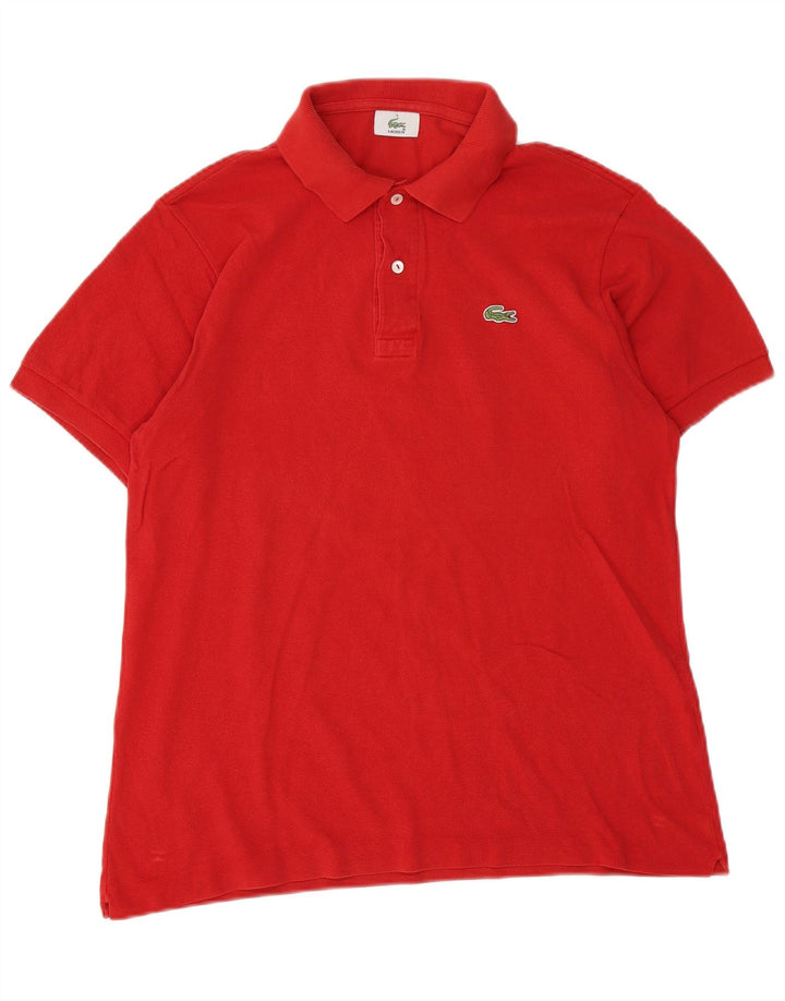 Ανδρικό πουκάμισο πόλο Lacoste, μέγεθος 5, μεγάλο κόκκινο βαμβακερό