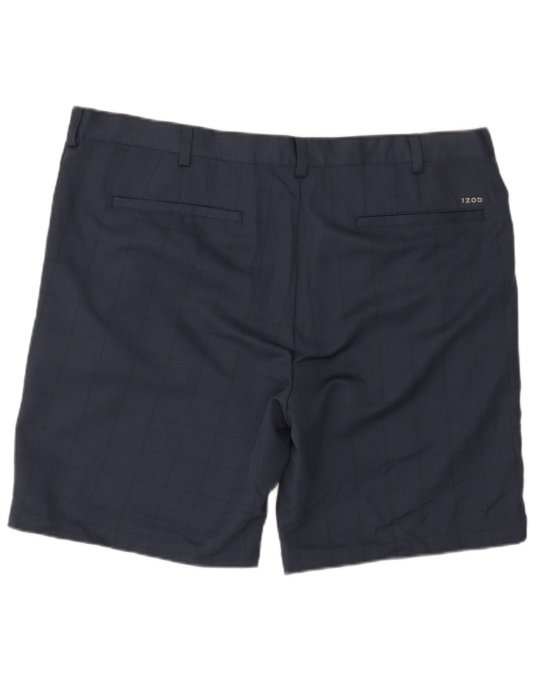 Ανδρικό σορτς chino Golf Izod W40 XL Navy Blue Check Polyester