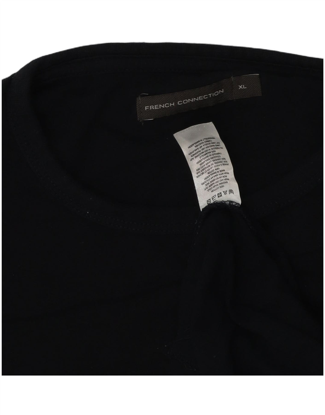 Γαλλικό Connection Ανδρικό τοπ μακρυμάνικο XL Navy Blue Cotton