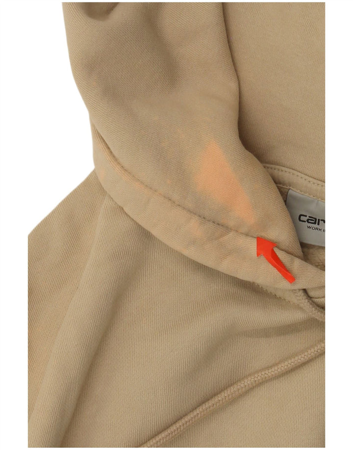 Ανδρικό κουκούλα Carhartt, μικρό μπεζ βαμβακερό