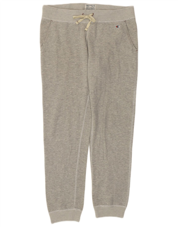 CHAMPION Mens Tracksuit Trousers Joggers Medium  Grey Cotton