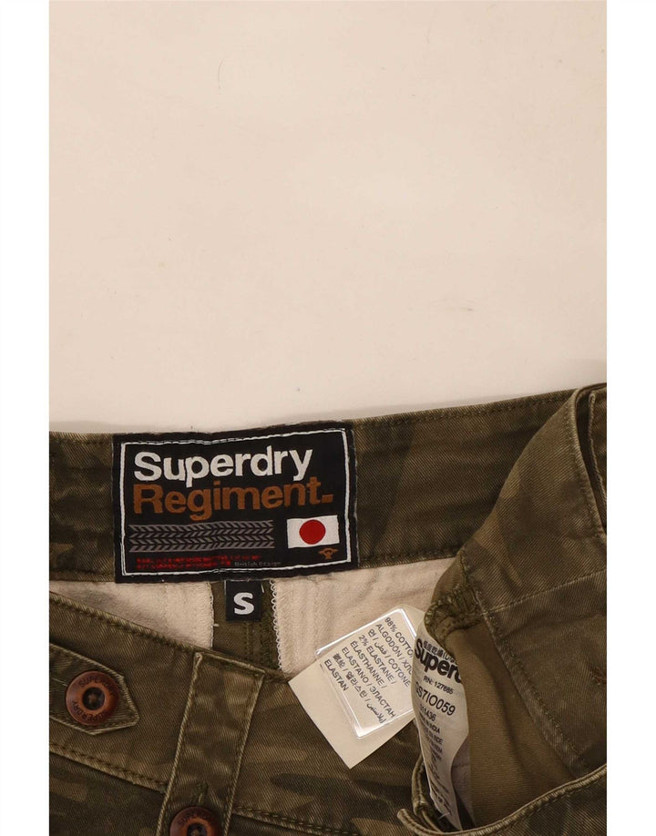 Superdry Γυναικείο Σορτς Cargo Small W30 Χακί Καμουφλάζ Βαμβακερό