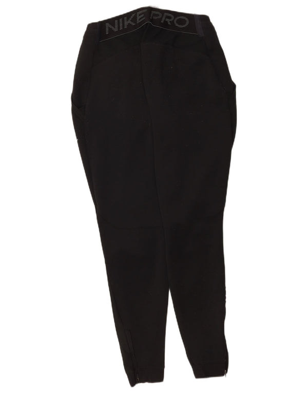Γυναικεία φόρμα Nike Dri Fit γραφικά παντελόνια Joggers UK 12 Medium Black