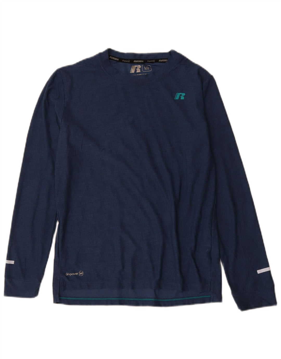 Russell Athletic Boys Top μακρυμάνικο 10-11 ετών Μεγάλο Navy Blue Polyester