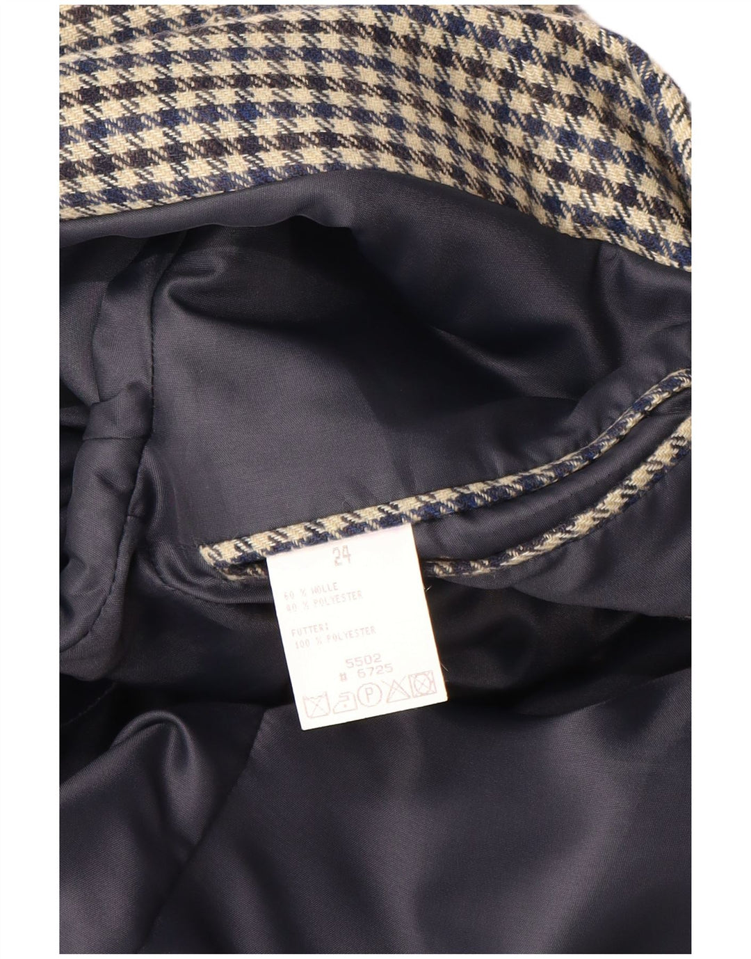 VINTAGE Ανδρικό σακάκι σακάκι με 2 κουμπιά UK 38 μεσαίο πολύχρωμο Houndstooth