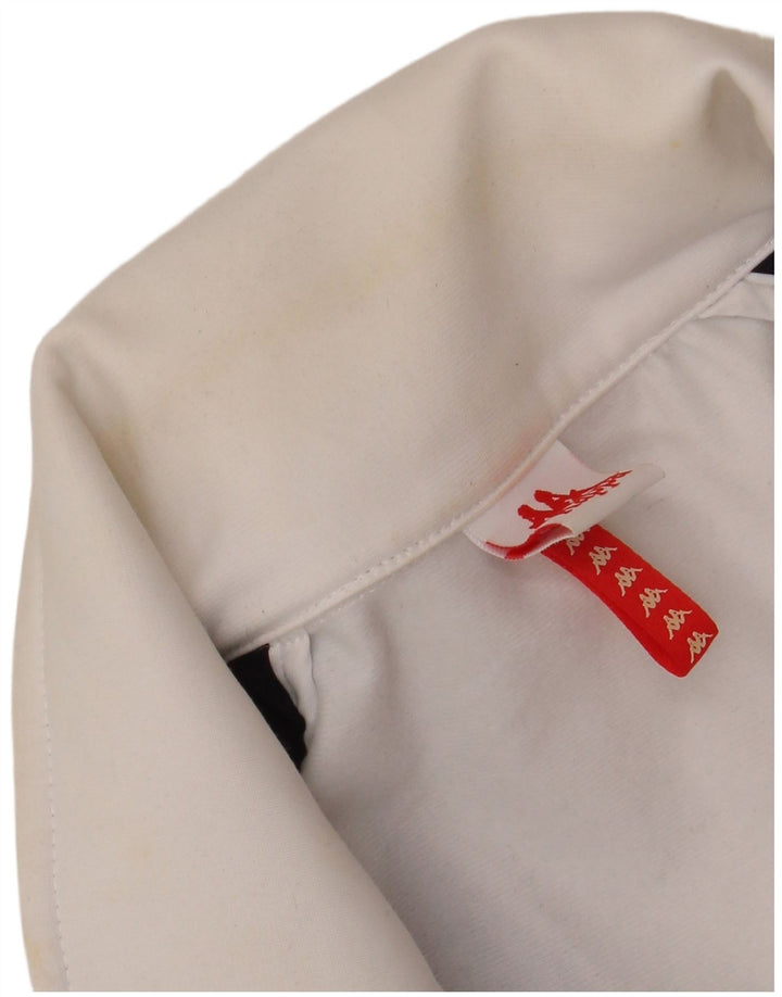 Ανδρική φόρμα γραφικής Kappa Top Jacket XL White Colourblock Polyester