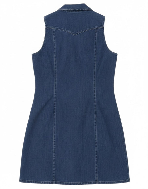 Holiday Γυναικείο Αμάνικο Τζιν Φόρεμα UK 14 μεγάλο μπλε βαμβακερό