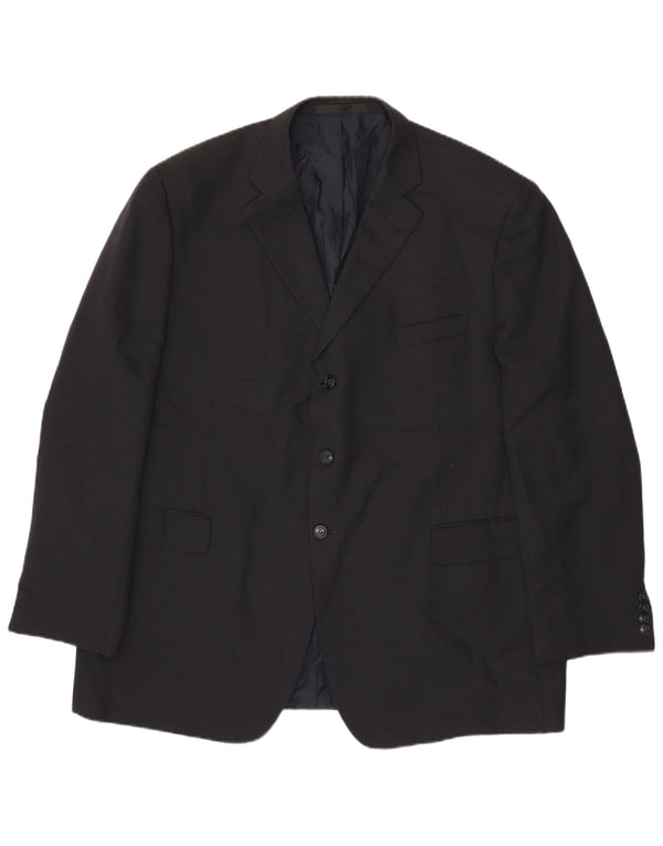 Marks & Spencer Ανδρικό μπουφάν blazer UK 48 2XL Navy Blue Polyester