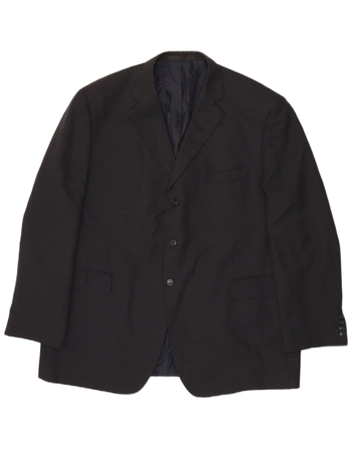 Marks & Spencer Ανδρικό μπουφάν blazer UK 48 2XL Navy Blue Polyester