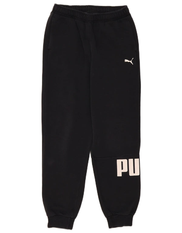Puma Boys Graphic αθλητική φόρμα παντελόνι Joggers 15-16 ετών Μαύρο