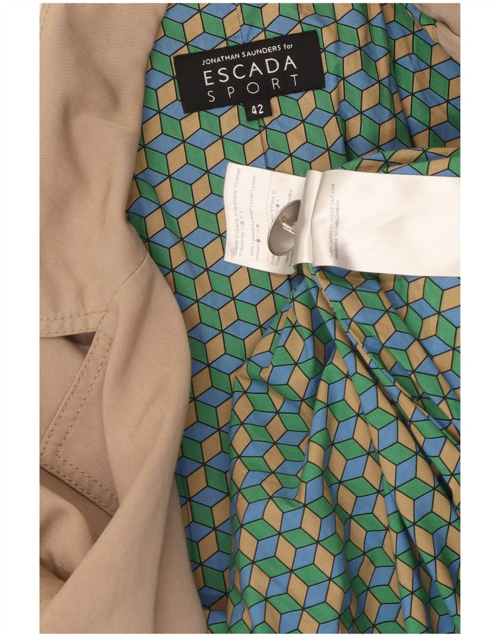 Γυναικεία καμπαρντίνα ESCADA EU 42 Large Beige Lyocell