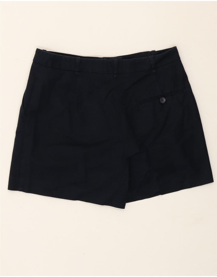 Zara Γυναικείο Ψηλόμεσο Σορτς Chino Medium W28 Navy Blue