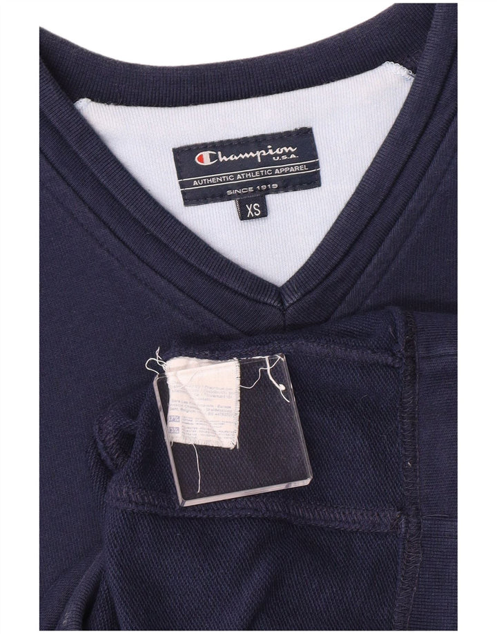Champion Γυναικεία φούτερ μεγάλου μεγέθους Jumper UK 6 XS Navy Blue Cotton