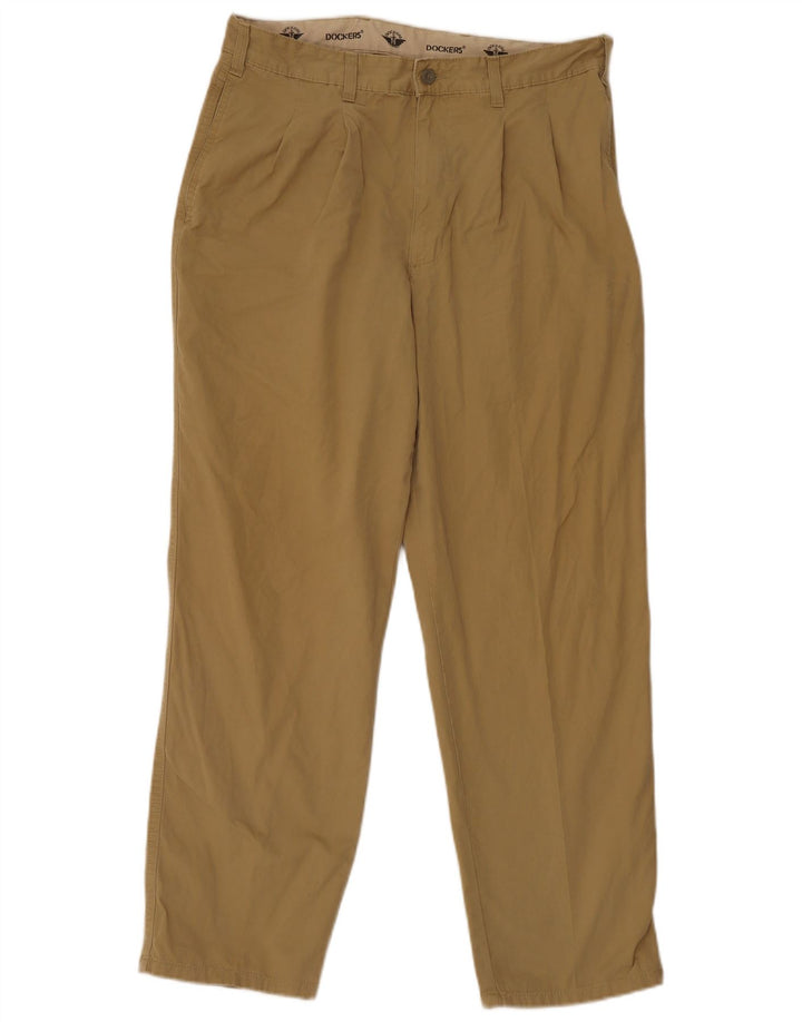 Dockers Ανδρικό παντελόνι Chino με καρφίτσα W34 L30 Khaki