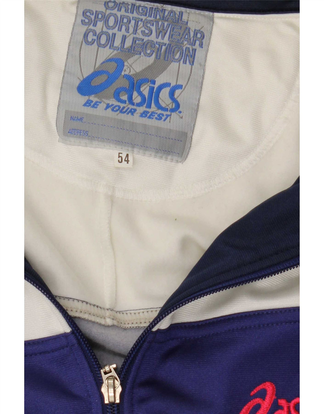 Ανδρική αθλητική φόρμα γραφικών Asics Top Jacket IT 54 XL Blue Colourblock