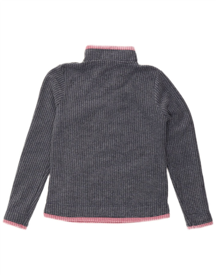 WEIRD FISH Γυναικείο φερμουάρ Fleece Jumper UK 8 Small Navy Blue Polyester
