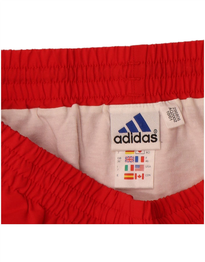Ανδρικό αθλητικό σορτς Adidas μεγάλο κόκκινο πολυεστέρα
