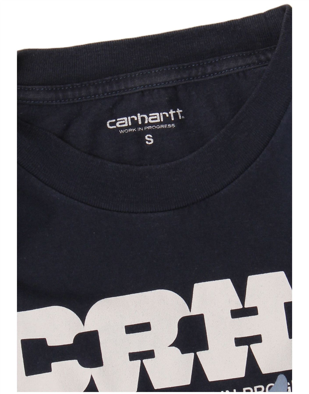 Γραφικό T-Shirt Carhartt Mens Ducks Top Small Navy Blue