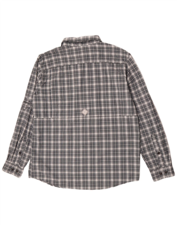Ανδρικό πουκάμισο Columbia Large Grey Check Nylon