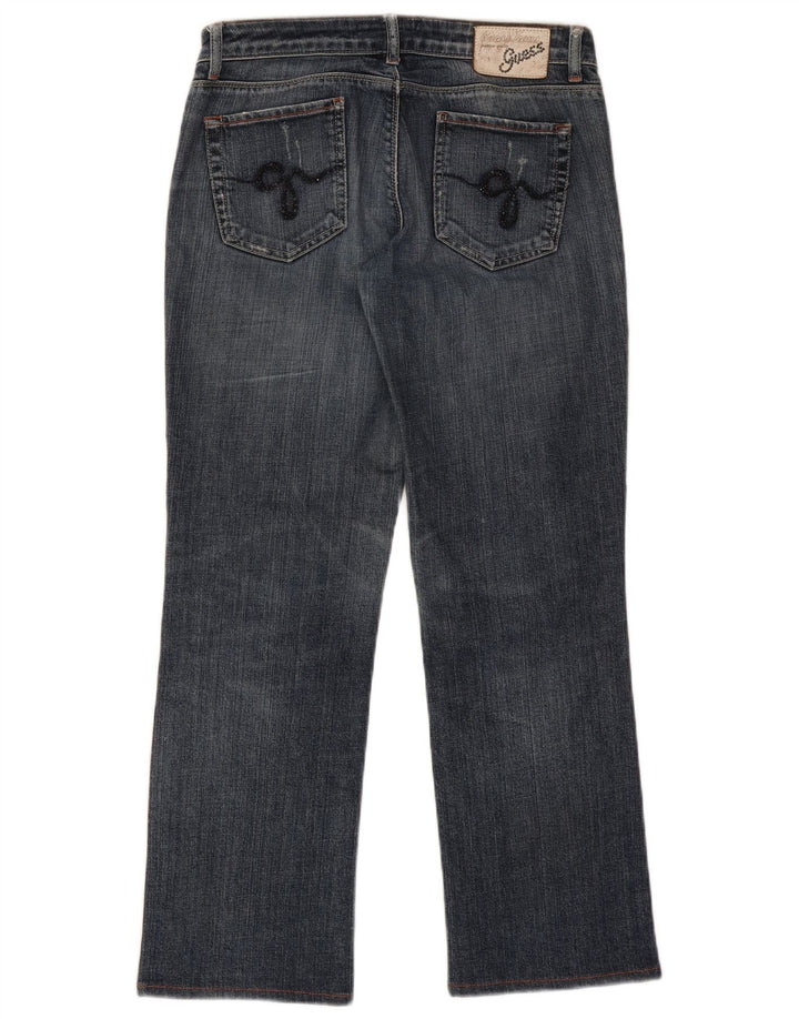 GUESS Γυναικείο ίσιο τζιν W29 L27 Μπλε