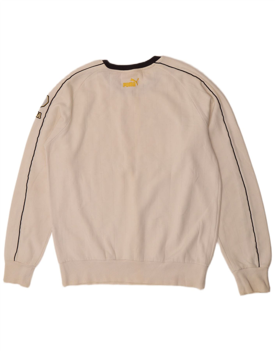 Ανδρικό γραφικό φούτερ Puma Jumper μεγάλο λευκό βαμβακερό