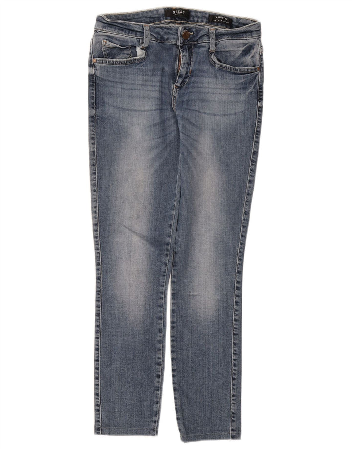 Guess Γυναικεία Annette Skinny Jeans W29 L26 Blue Cotton