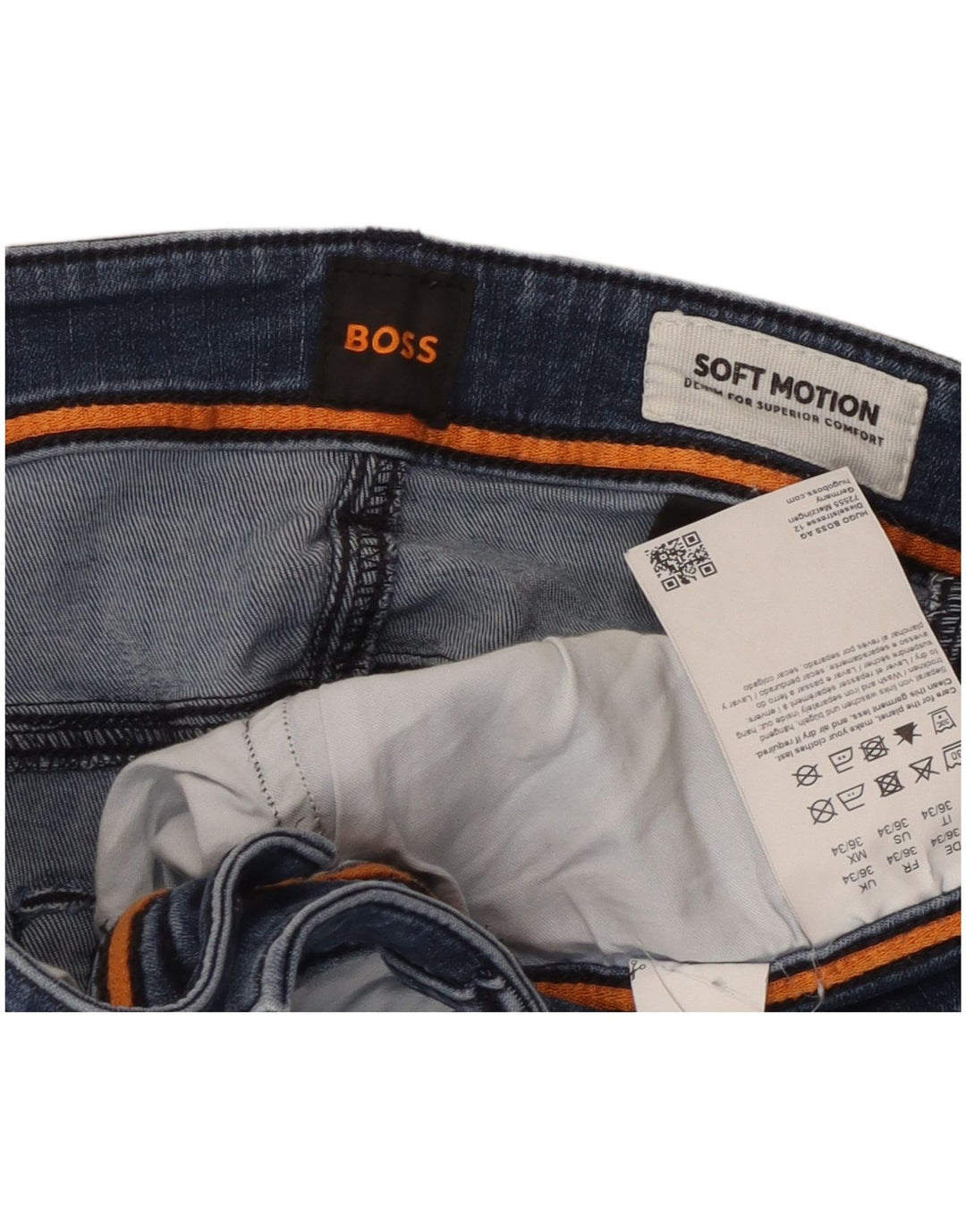 Hugo Boss Γυναικείο Soft Motion Slim Jeans W36 L34 Μπλε βαμβακερό