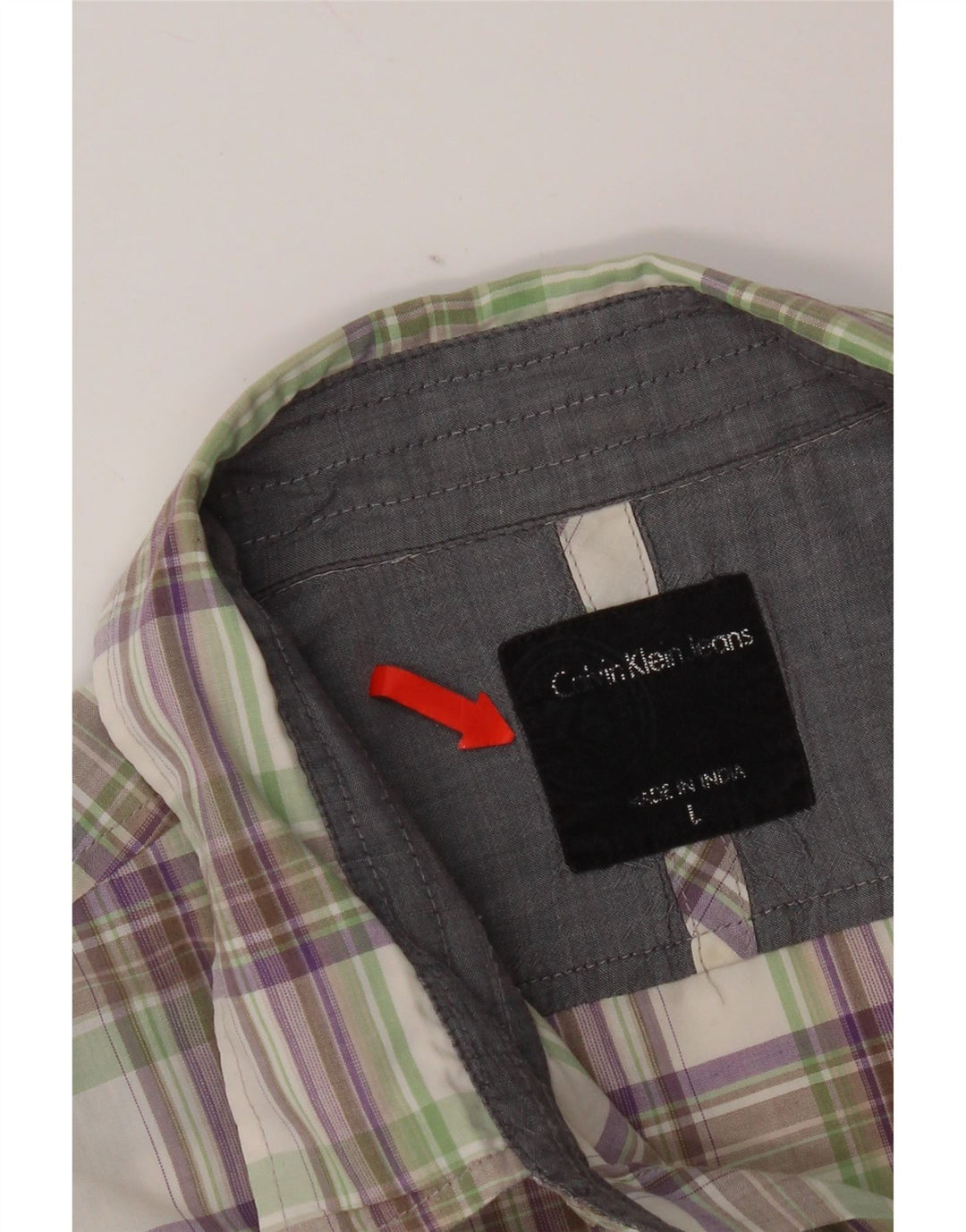 Calvin Klein Jeans Ανδρικό Πουκάμισο Μεγάλο Πολύχρωμο Έλεγχο