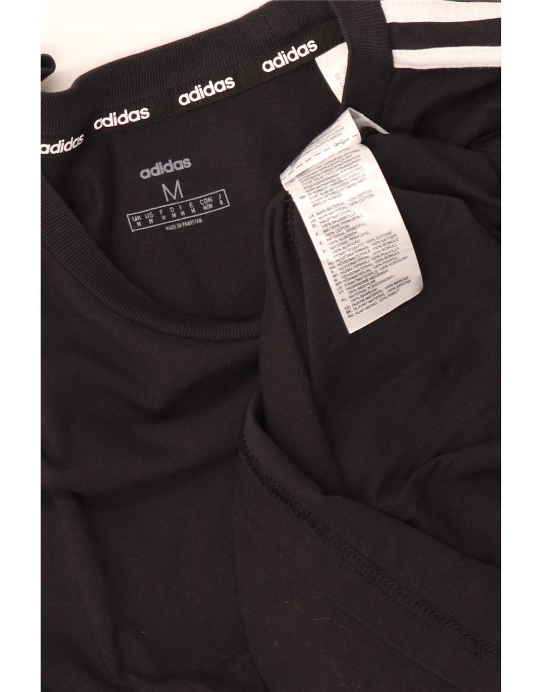 Ανδρικό τοπ Adidas μακρυμάνικο μεσαίο μαύρο βαμβακερό