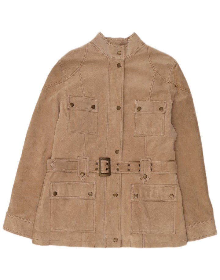 Gipsy Γυναικείο Suede Jacket UK 18 XL Beige Leather
