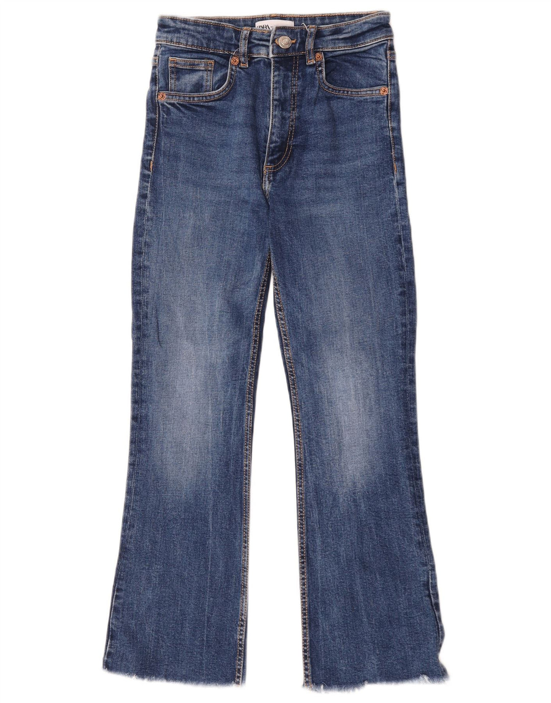 Zara Γυναικείο Τζιν μποτάκι EU 34 2XS W24 L25 Μπλε