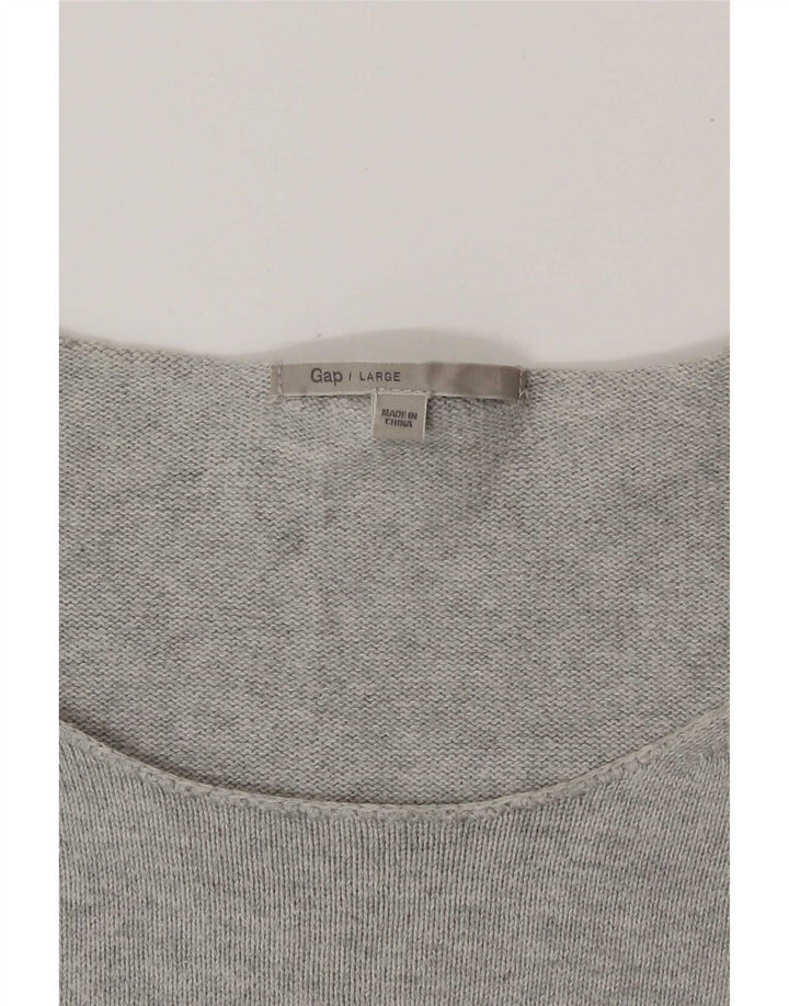 Gap Γυναικείο Γραφικό Τοπ 3/4 Μανίκι UK 16 Large Grey