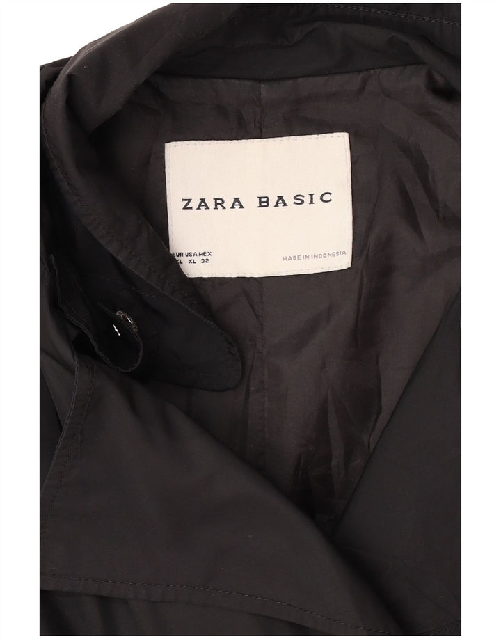 Zara Γυναικεία καμπαρντίνα UK 18 XL Μαύρο