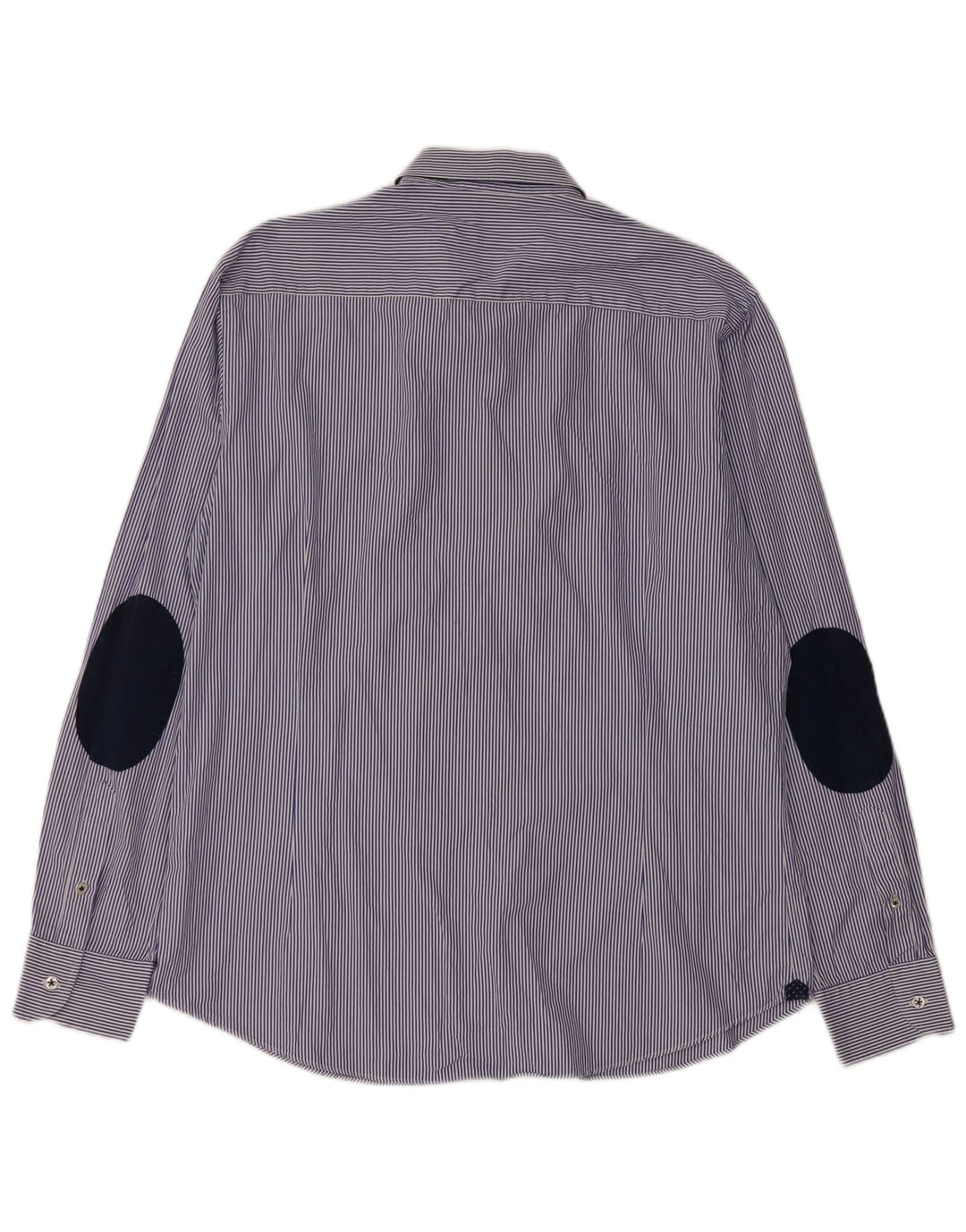 MASSIMO DUTTI Ανδρικό πουκάμισο XL Μπλε ρίγες