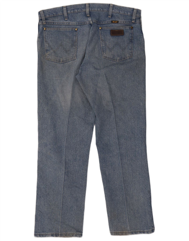 Ανδρικό τζιν Wrangler ίσιο W36 L30 Μπλε βαμβακερό