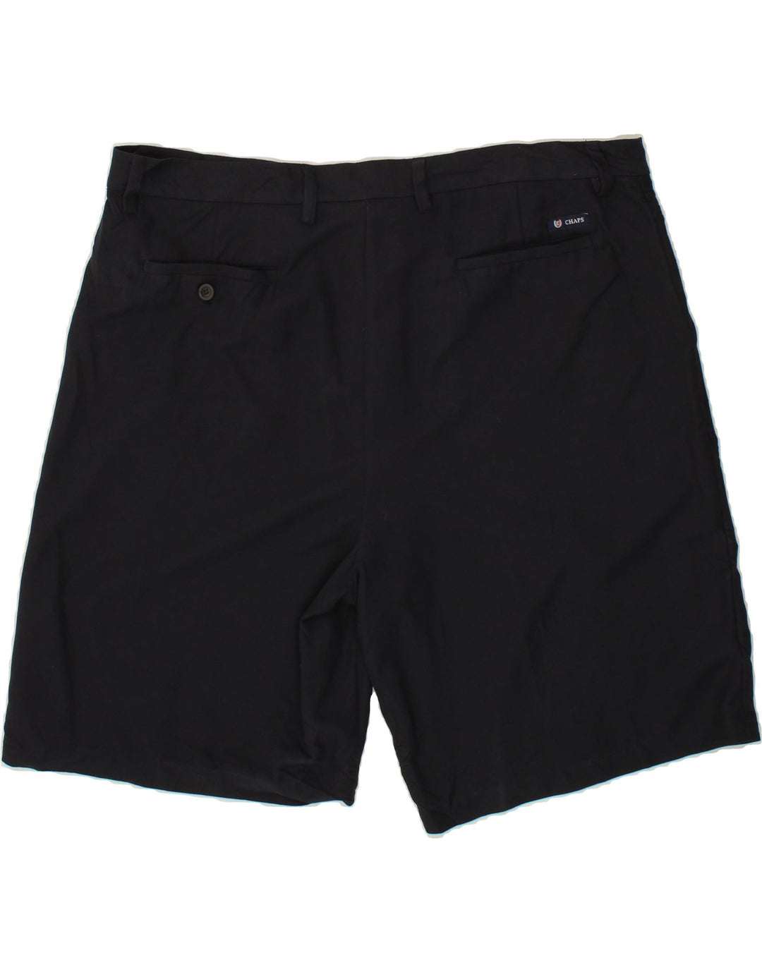 CHAPS Mens Chino Shorts W42 2XL Navy Blue Polyester Vintage Chaps and Second-Hand Chaps from Messina Hembry 