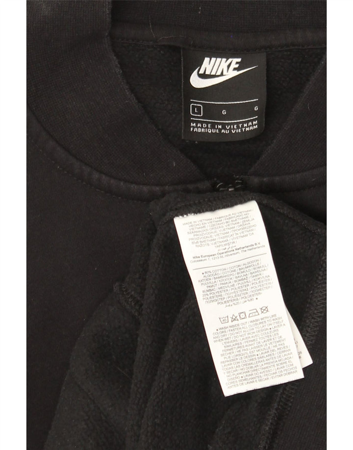 Ανδρική φόρμα Nike Μπουφάν μεγάλο μαύρο βαμβακερό