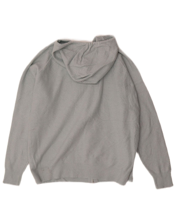 Γυναικείο πουλόβερ ζακέτα με κουκούλα Marks & Spencer UK 14 Medium Blue