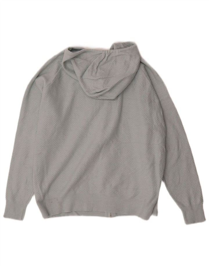 Γυναικείο πουλόβερ ζακέτα με κουκούλα Marks & Spencer UK 14 Medium Blue
