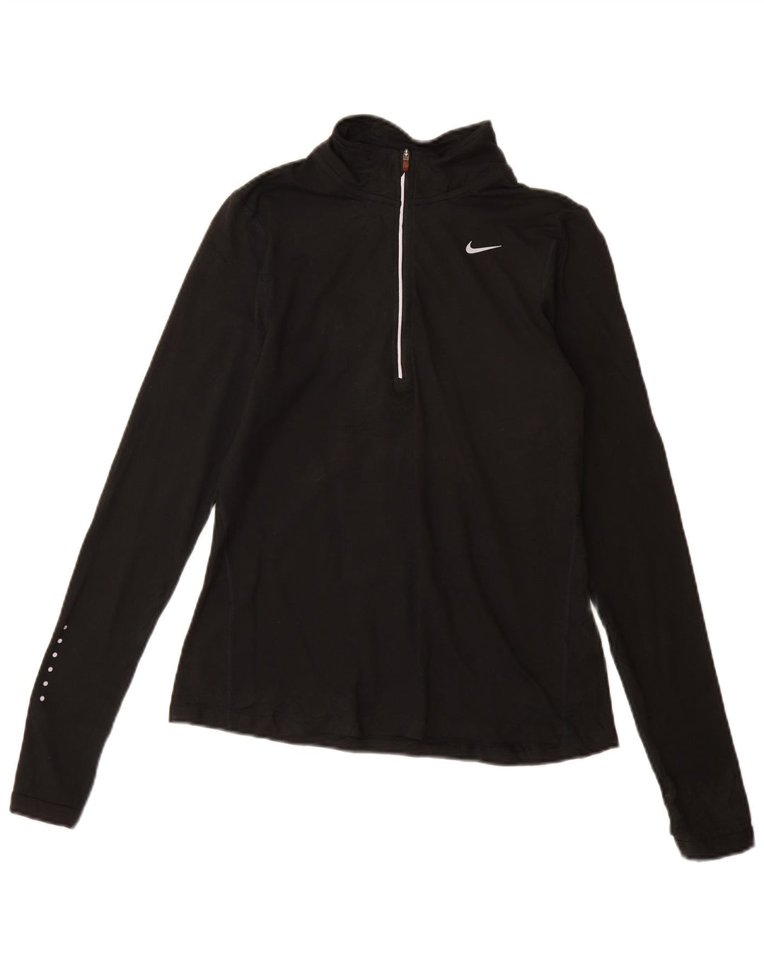 Γυναικεία φόρμα πουλόβερ με φερμουάρ Nike Dri Fit Top 10 Small Black