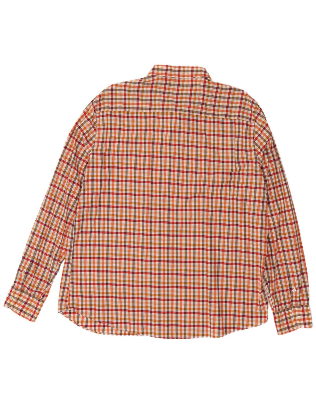Ανδρικό πουκάμισο Massimo Dutti 2XL Yellow Check
