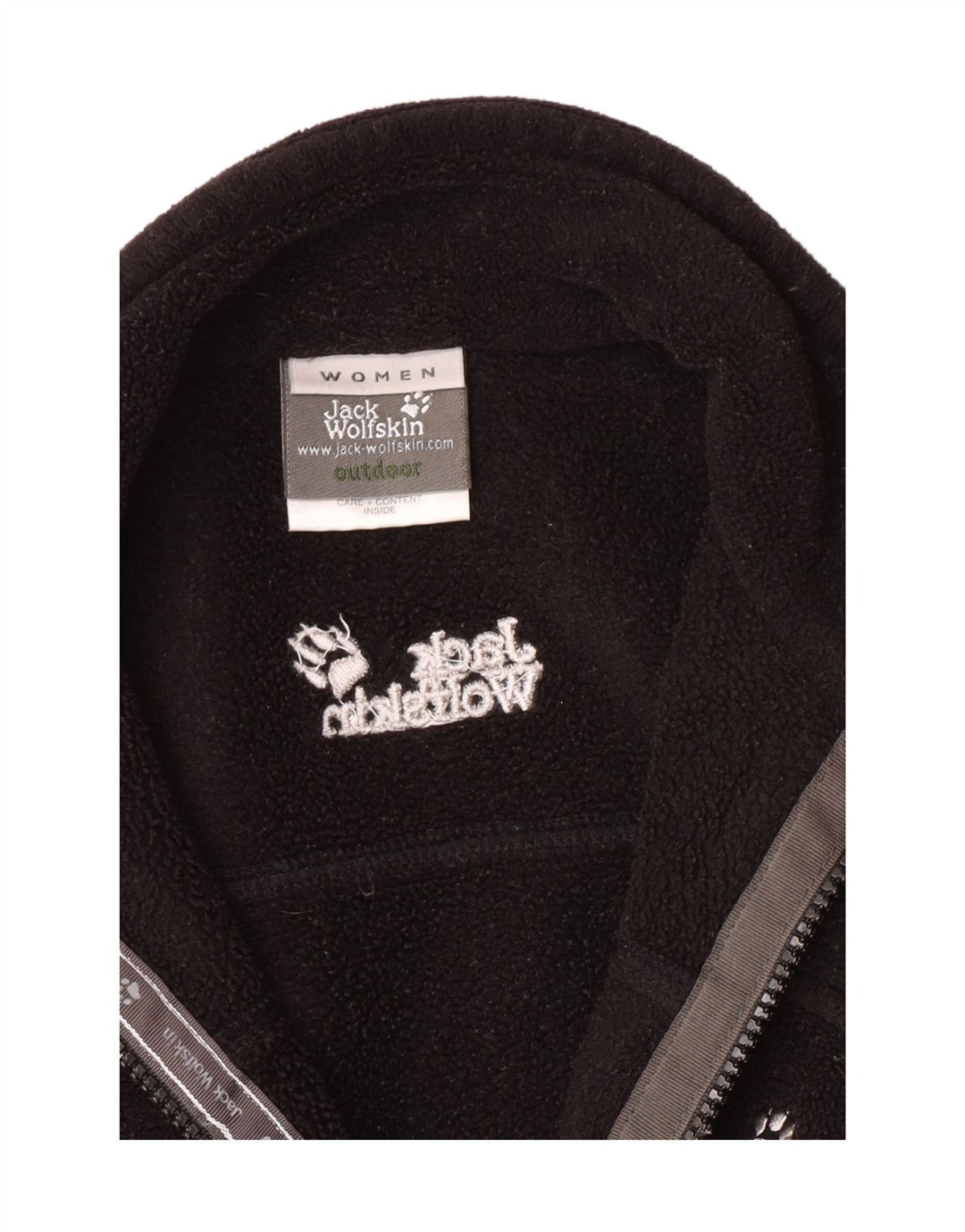 JACK WOLFSKIN Γυναικείο Fleece Jacket UK 10 Small Black Polyester