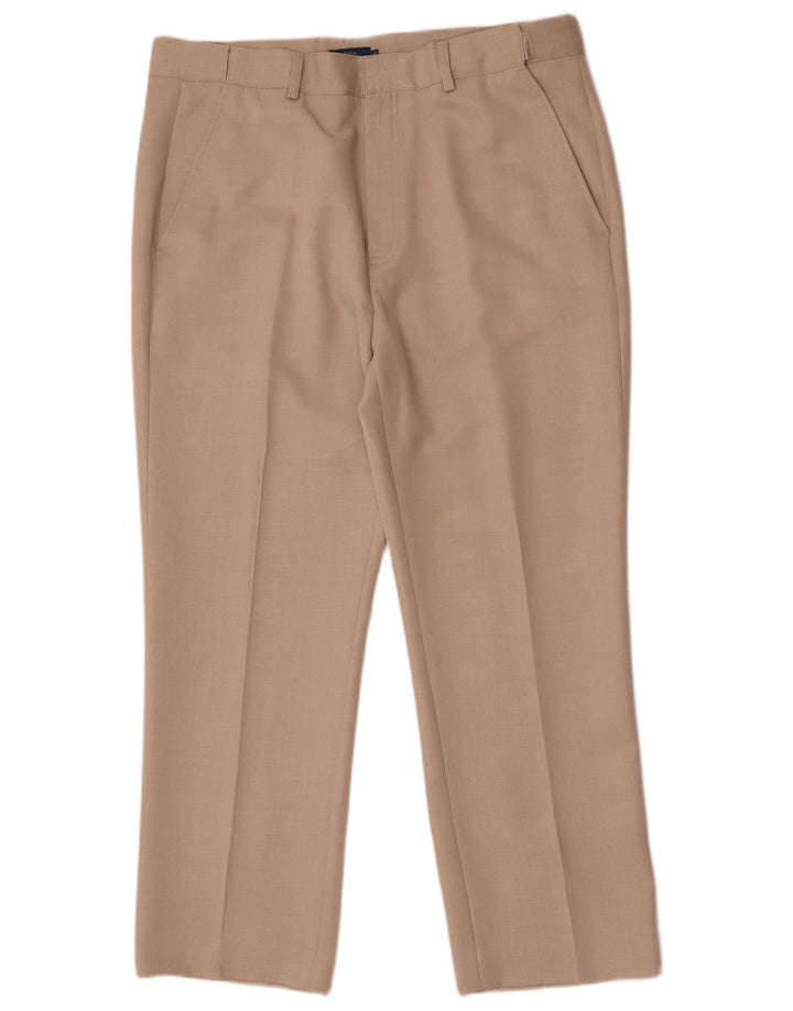 Cotton Traders Ανδρικό ίσιο παντελόνι W36 L28 Beige Polyester