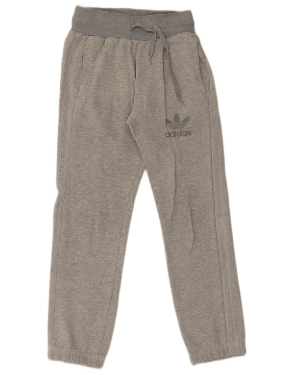 Ανδρική αθλητική φόρμα Adidas Παντελόνι Joggers Μεσαίο γκρι βαμβακερό χρώμα
